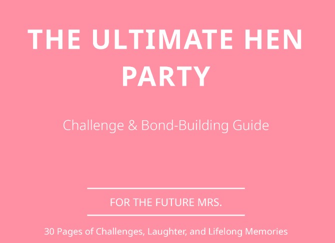 Hen Party Games & Bachelorette Challenge Pack | 30 Page Printable Bundle | Unlimited Download Hen Do Activities